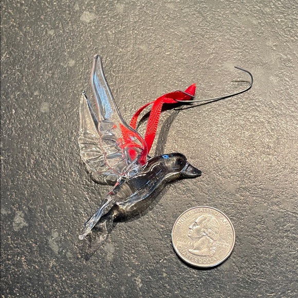 Beautiful Blown Glass Bird Ornament - Picture 6 of 9